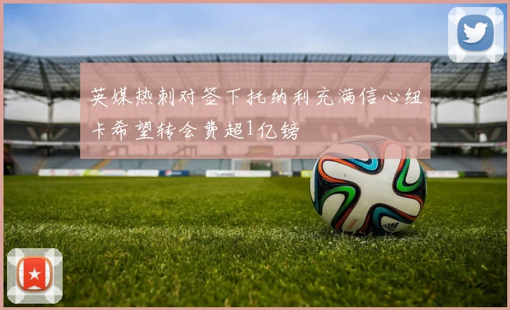 英媒热刺对签下托纳利充满信心纽卡希望转会费超1亿镑
